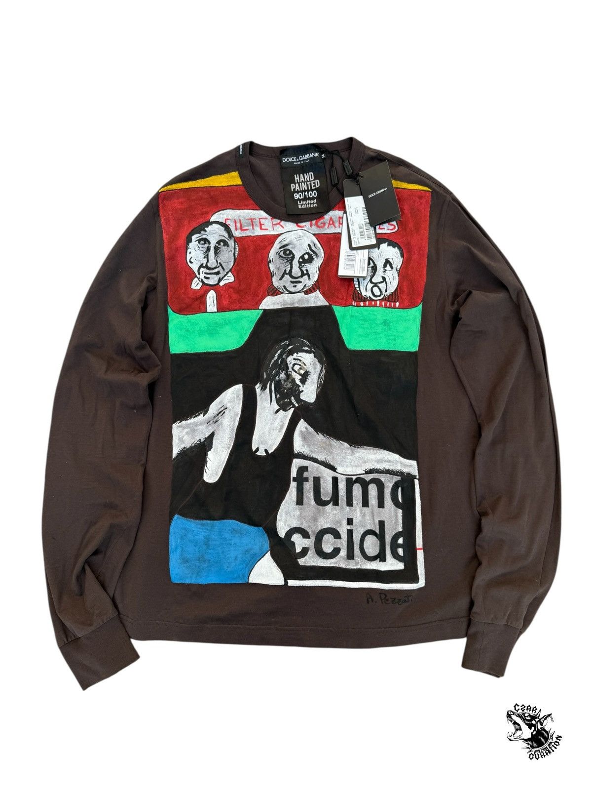 Dolce & Gabbana Dolce and Gabbana hand painted longsleeve Size US L / EU 52-54 / 3 - 1 Thumbnail
