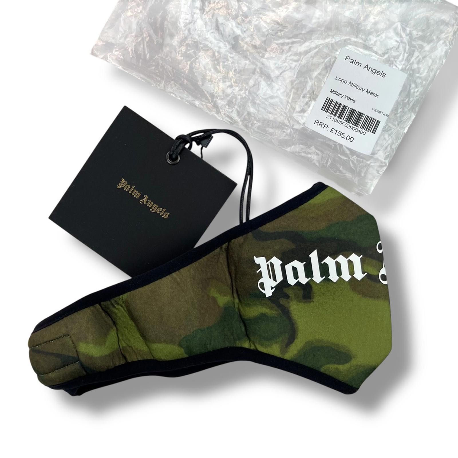 Palm Angels Palm Angels Military Logo Face Mask Size ONE SIZE - 1 Thumbnail
