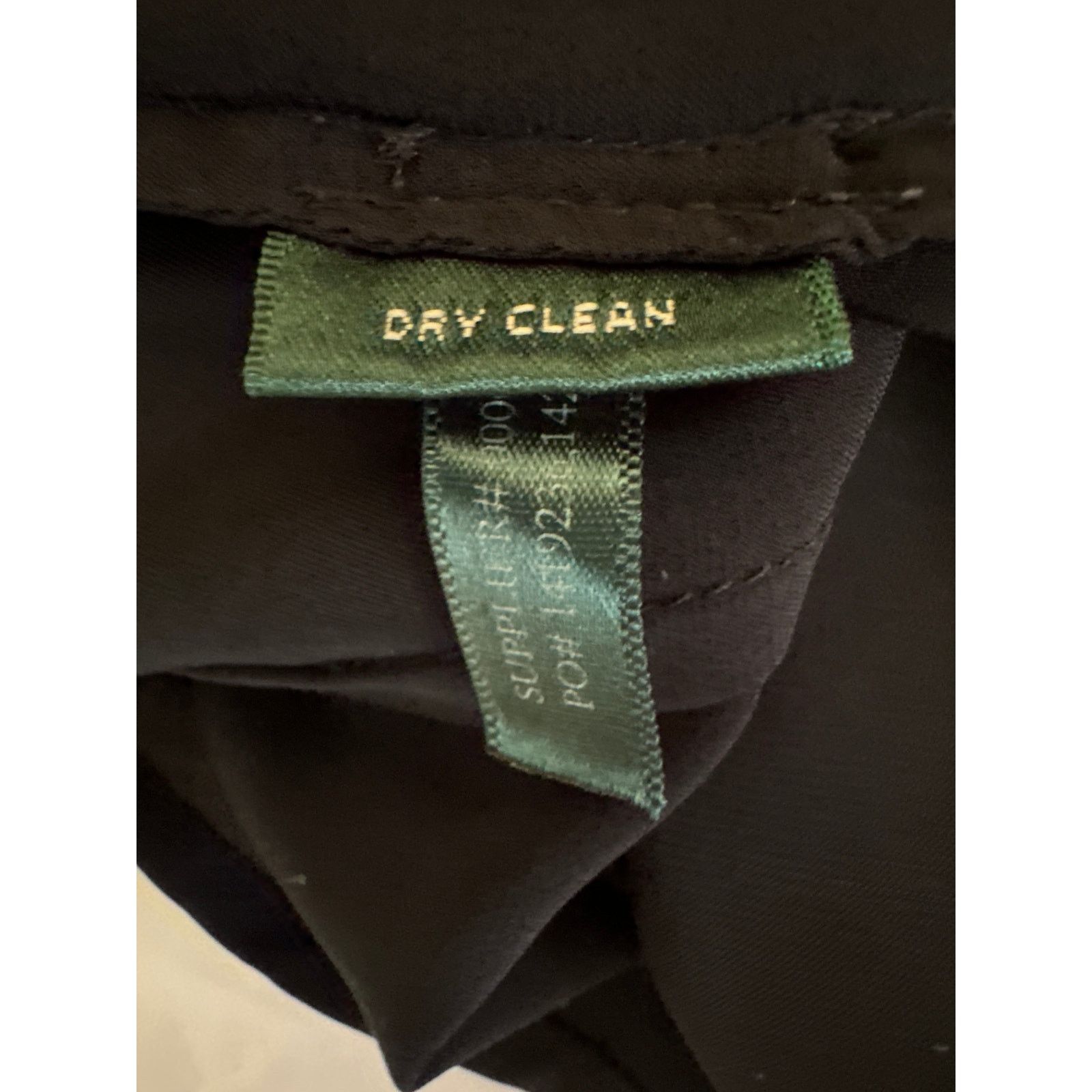 Lauren Ralph Lauren Lauren Ralph Lauren Large Black Silky Blouse Zipper Pocket Size L / US 10 / IT 46 - 4 Thumbnail