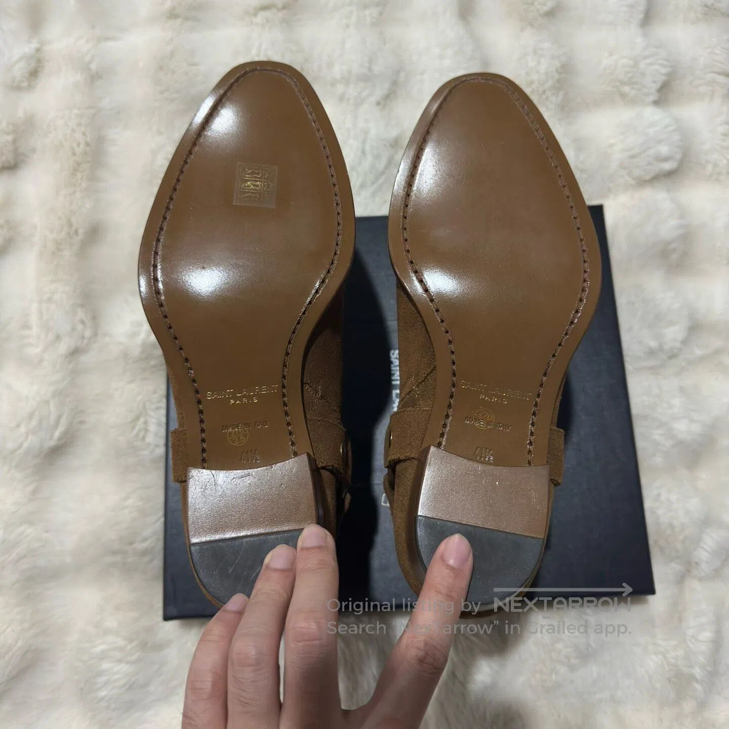 Saint Laurent Paris Saint Laurent Paris Suede Chelsea boots| Size US 8.5 / EU 41-42 - 5 Thumbnail