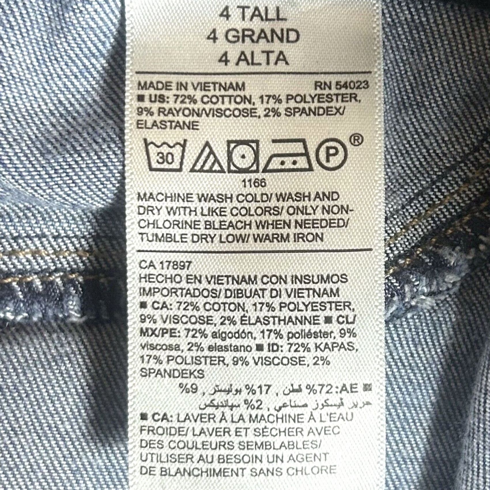 Old Navy Old Navy Jeggings Womens Size 4 Tall Blue Denim Mid Rise Pull On 5-Pocket Zipper Jeans Size 27" / US 4 / IT 40 - 3 Thumbnail