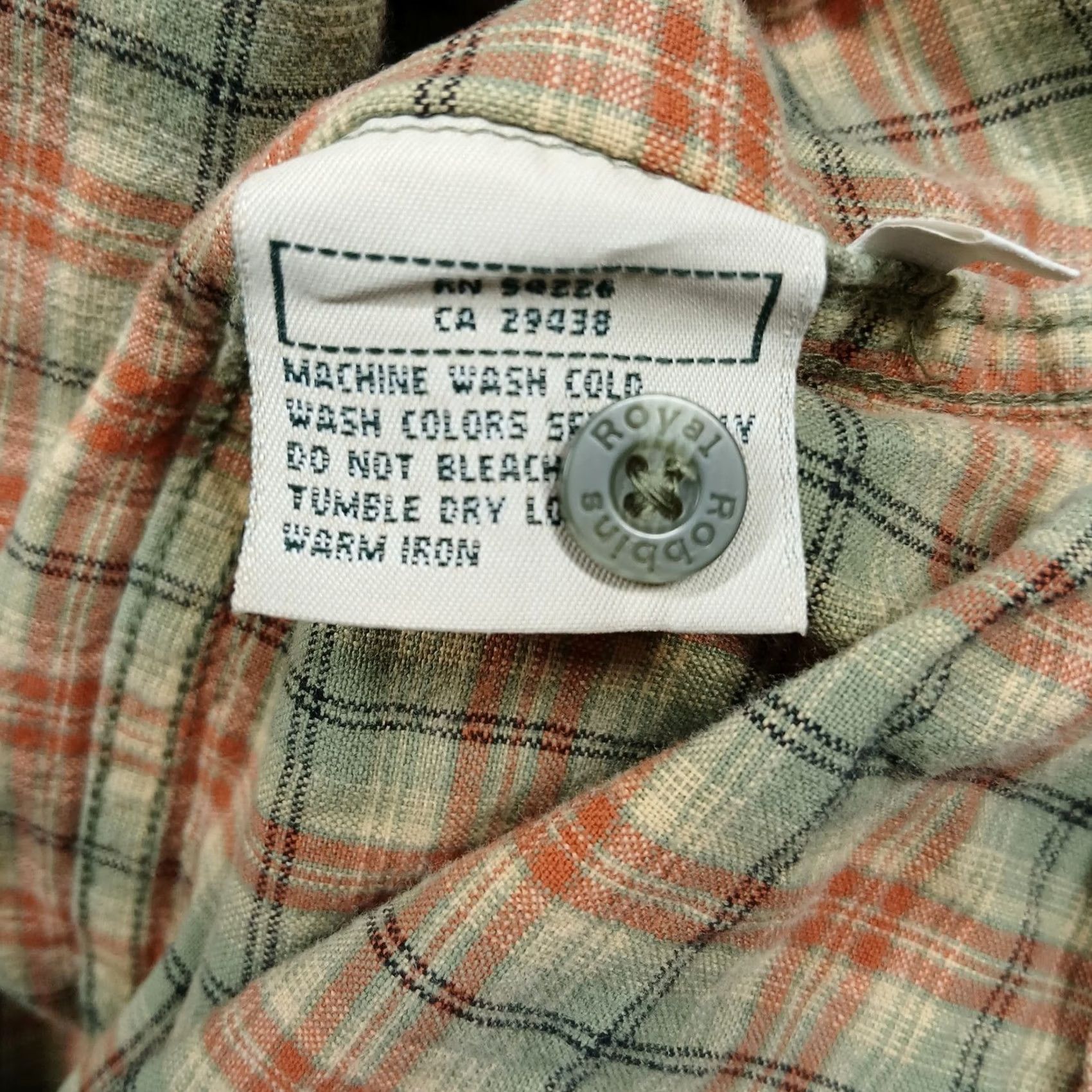 Royal Robbins Royal Robbins Plaid Shirt Men's XXL Green Orange Cotton Button Down Size US XXL / EU 58 / 5 - 6 Thumbnail