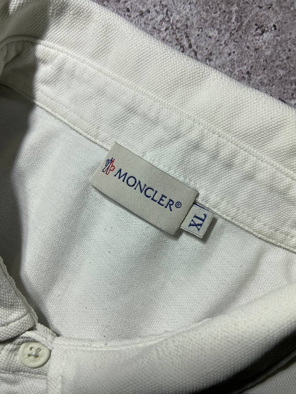 Moncler Men’s Moncler white polo T-shirt premium cotton Size XL Size US XL / EU 56 / 4 - 8 Thumbnail