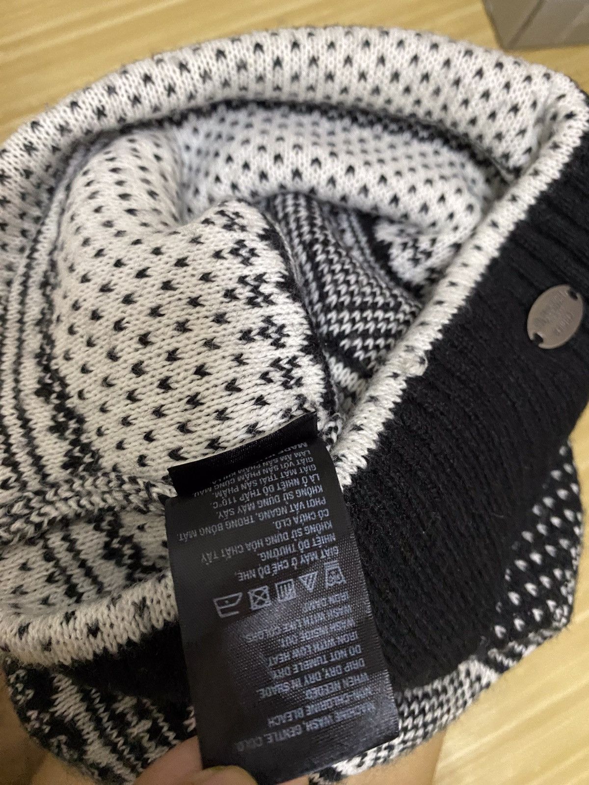 Japanese Brand × Vintage Japanese Brand Plain Beanie Hat Size ONE SIZE - 7 Thumbnail
