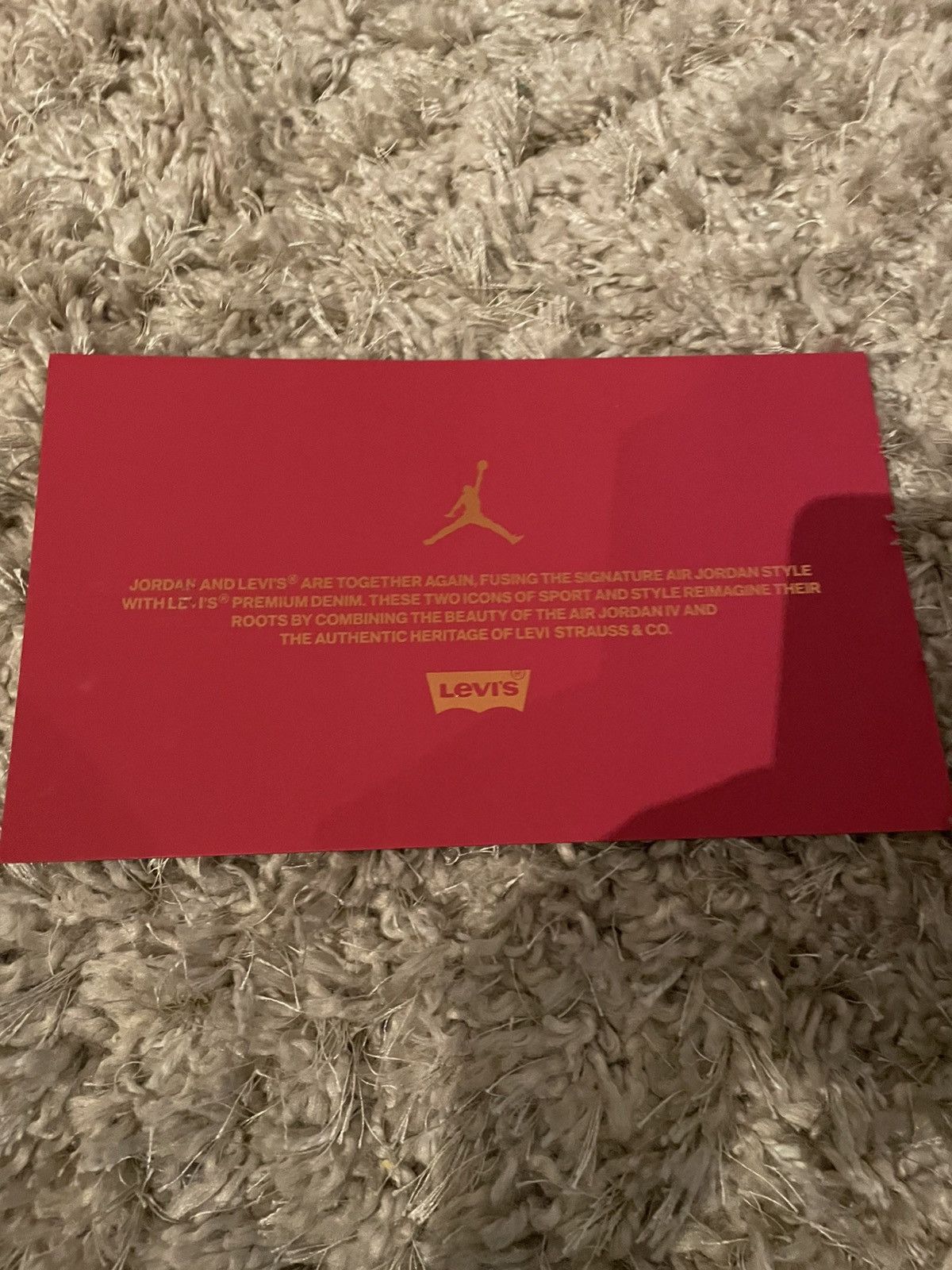 Jordan Brand × Levi's Jordan 4 White Levi Blank Tag sz 9 Size US 9 / EU 42 - 16 Thumbnail