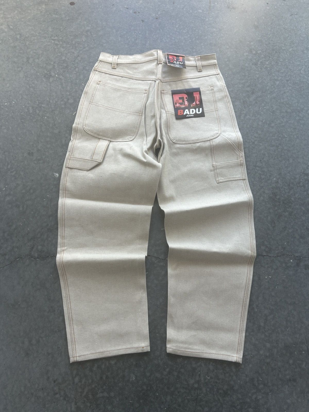 Fubu × Vintage BNWT Vintage Y2K Platinum Fubu Carpenter Pants Baggy Fit Size US 36 / EU 52 - 5 Thumbnail