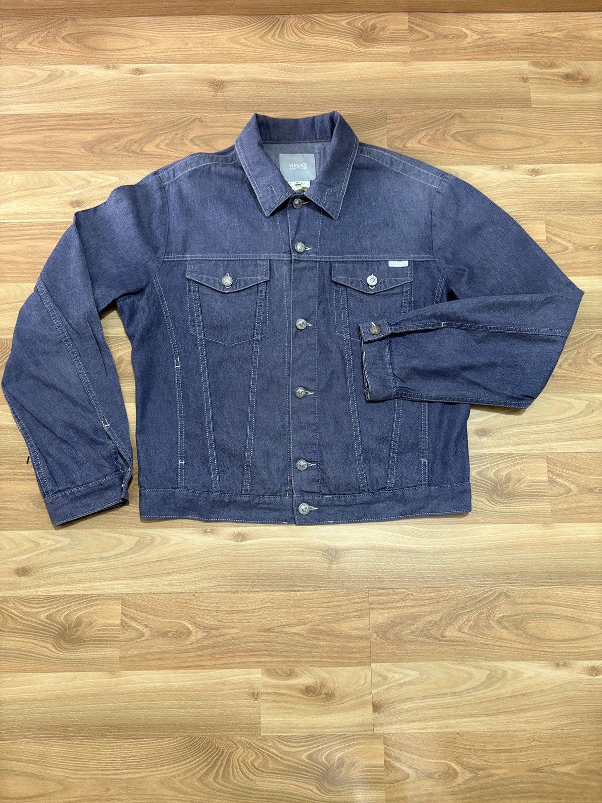 Versace Jeans Couture Versace Button Down collar Denim Jacket Size US XS / EU 42 / 0 - 1 Thumbnail