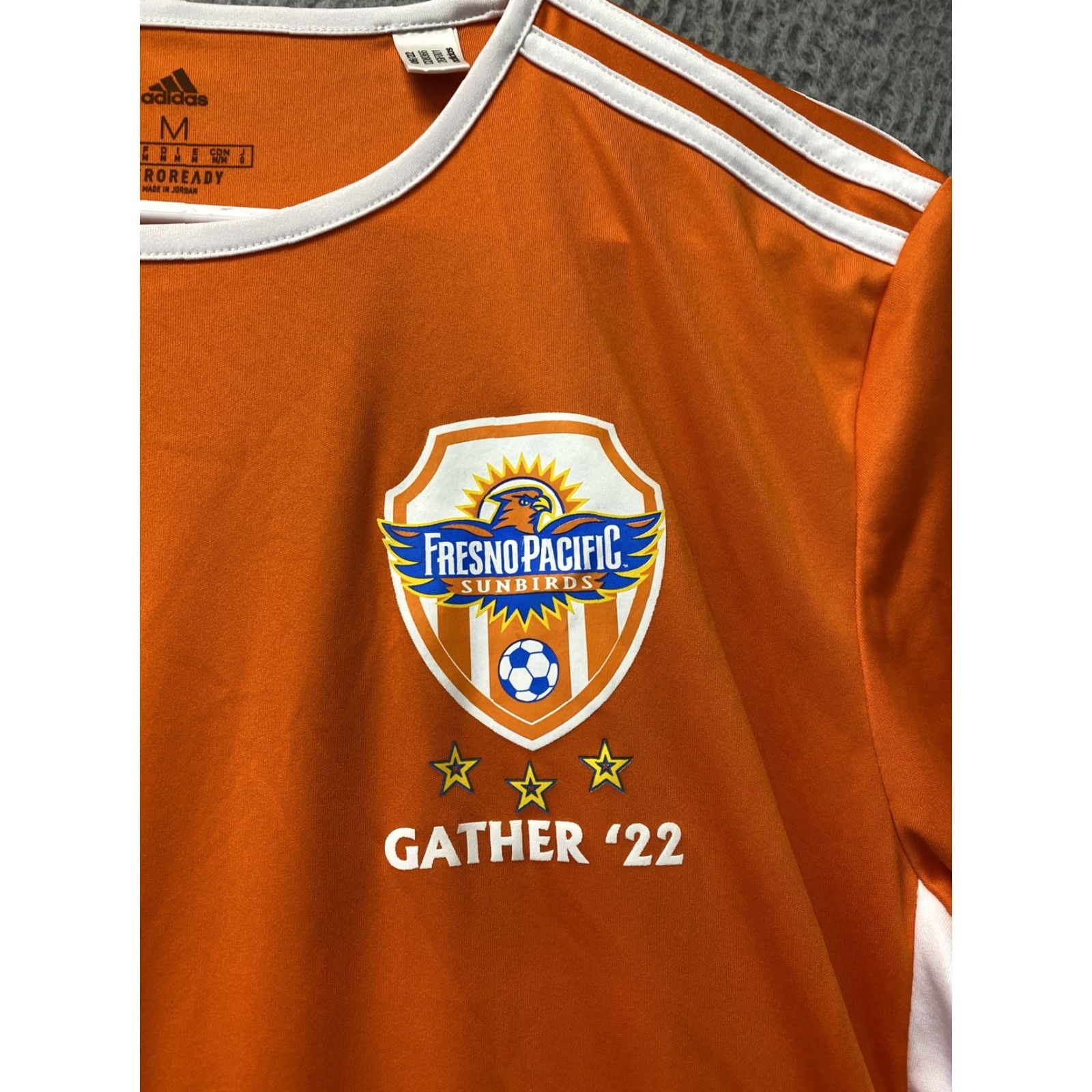 Adidas Adidas Shirt Mens M Orange Climalite Soccer Freeno Pacific F.C. /100-41 Size US M / EU 48-50 / 2 - 3 Thumbnail