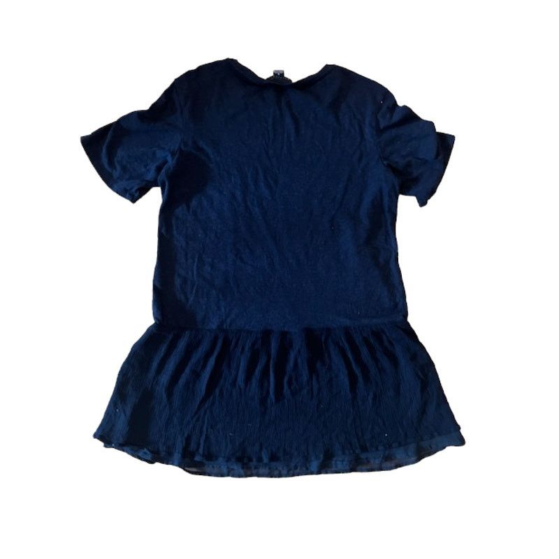 Sanctuary Sanctuary Short Sleeve Mini Dress Peplum Hem Navy Medium Size M / US 6-8 / IT 42-44 - 1 Thumbnail