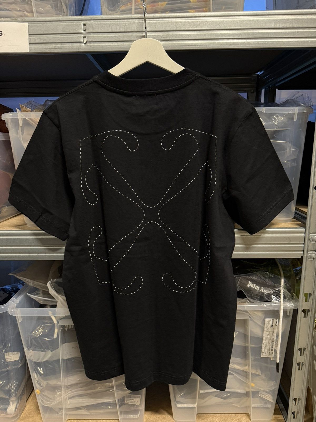 Off-White Off-White Stitch Arrow T-Shirt NEW 550$ Size US XL / EU 56 / 4 - 1 Thumbnail