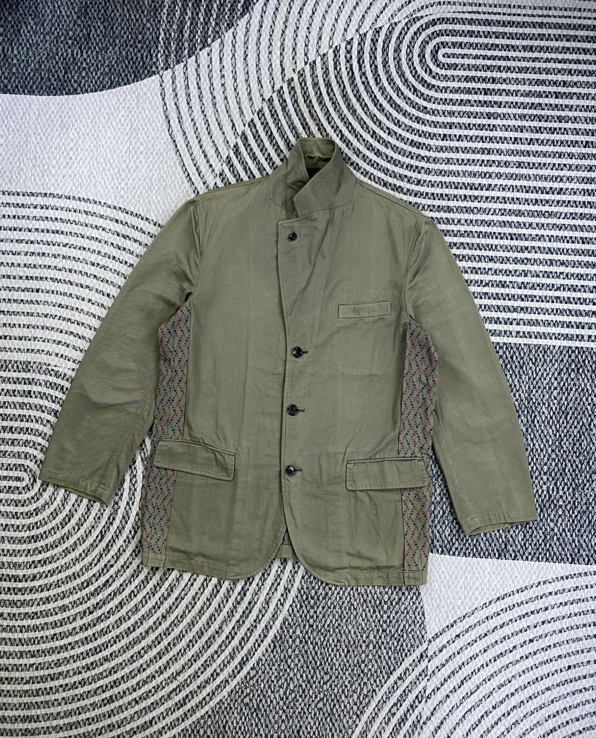 Comme des Garcons Homme 🔥Commes Des Garcons Homme Double Collar Jacket Size US M / EU 48-50 / 2 - 5 Thumbnail