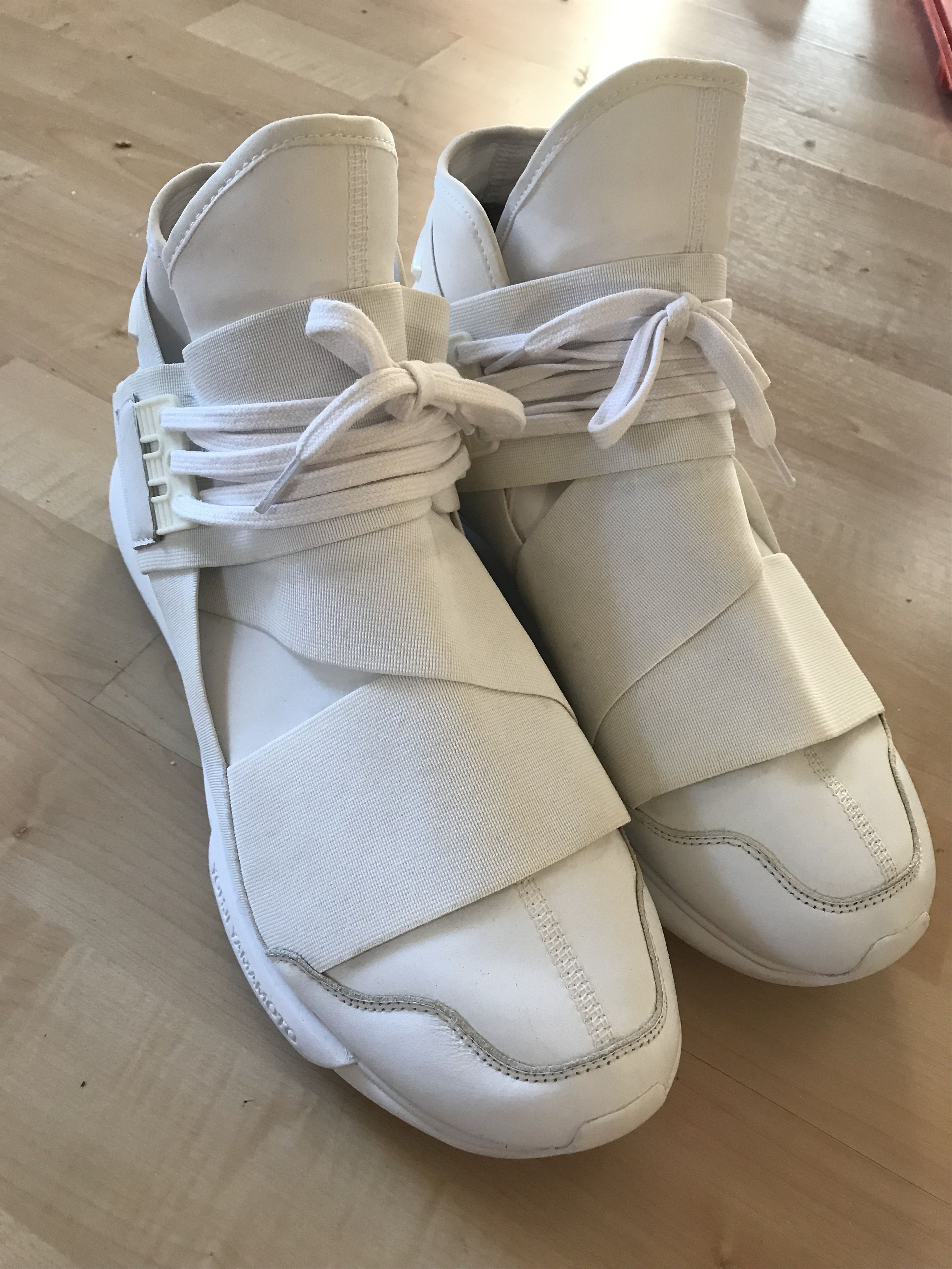 Adidas Y-3 Yohji Qasa High Triple White Size US 10 / EU 43 - 9 Thumbnail