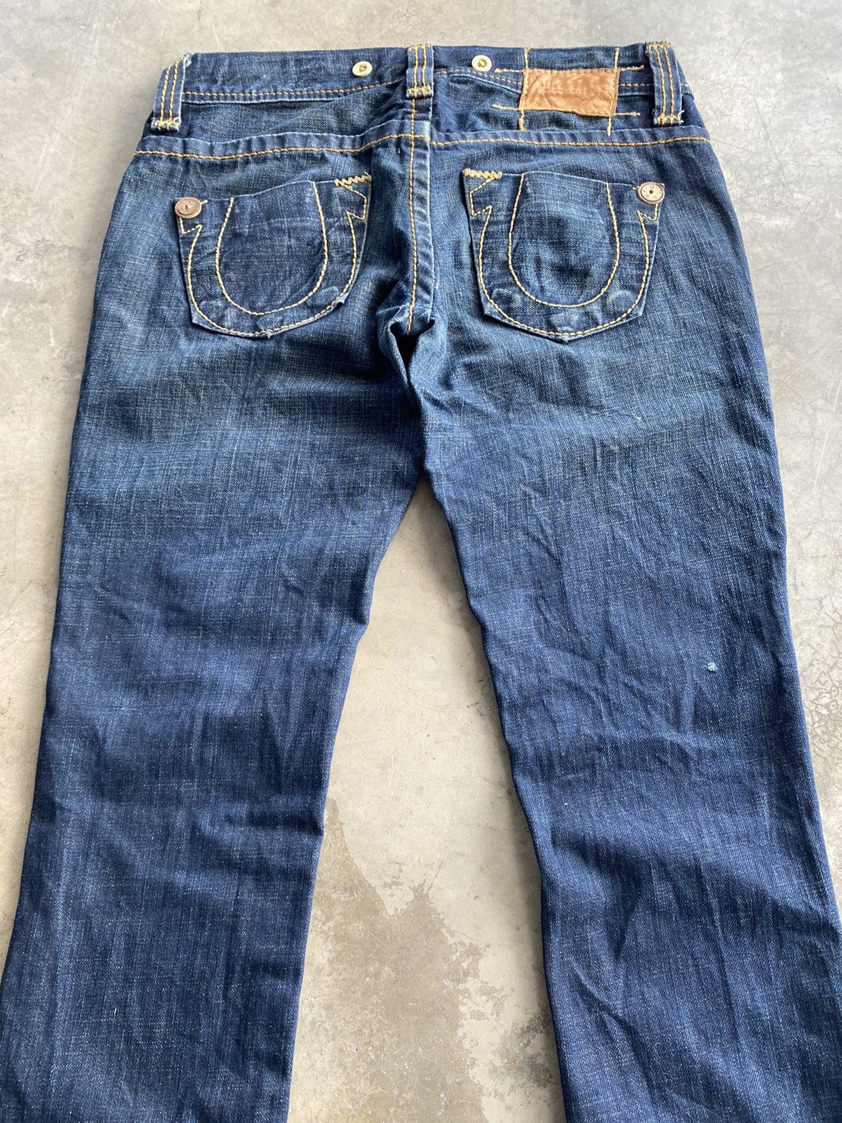 Evisu × Tornado Mart × True Religion Vintage True Religion Low Rise Slim Jeans @119 Size US 31 - 2 Thumbnail