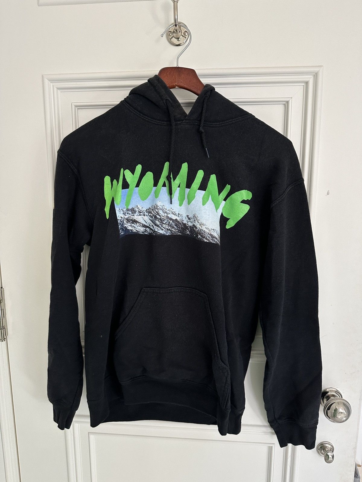 Image of Kanye West Wyoming Hoodie in Black, Men's (Size Small)