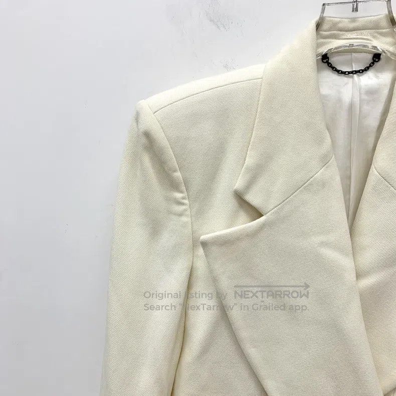 Louis Vuitton Louis Vuitton 22 Off-White Peace Dove Wool Lapel Irregular Size US S / EU 44-46 / 1 - 3 Thumbnail