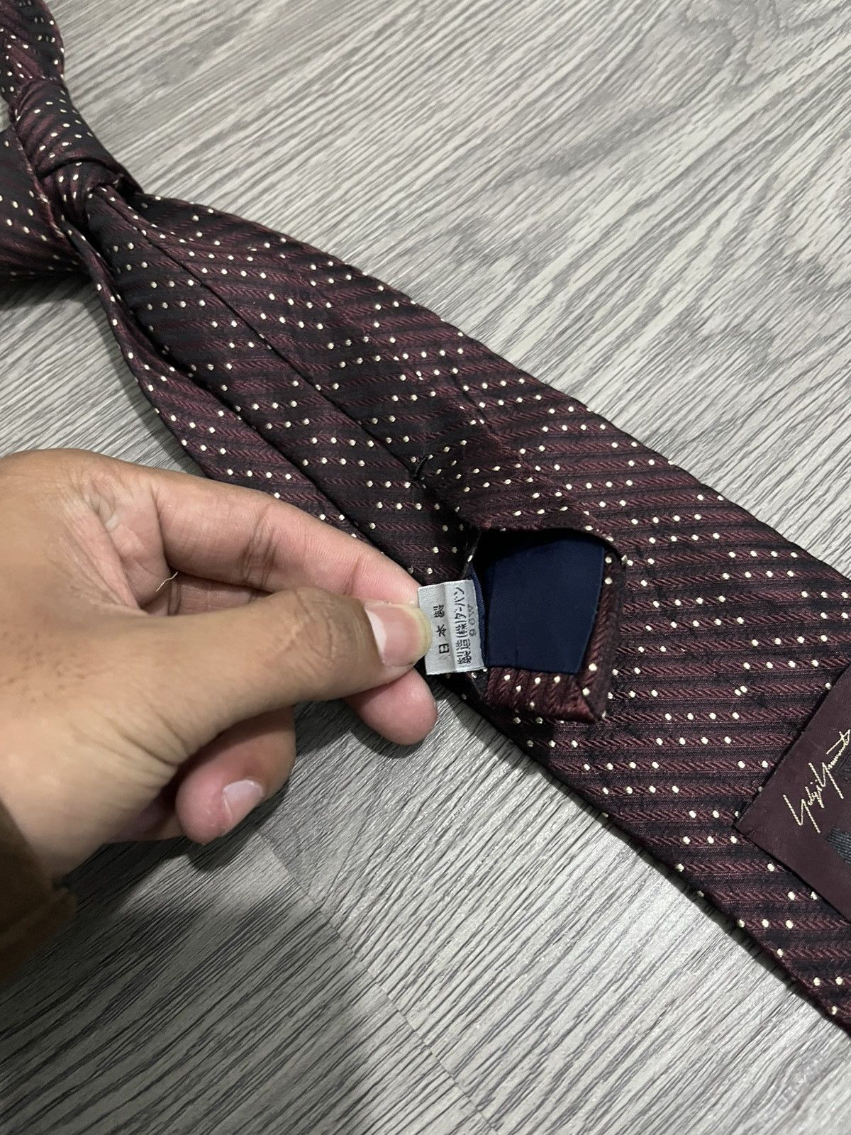 Yohji Yamamoto Yohji Yamamoto A.A.R. Tie Size ONE SIZE - 4 Thumbnail