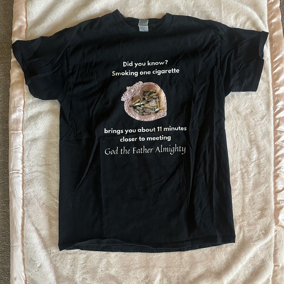 Vintage Anti Smoking T-Shirt Size US L / EU 52-54 / 3 - 1 Thumbnail