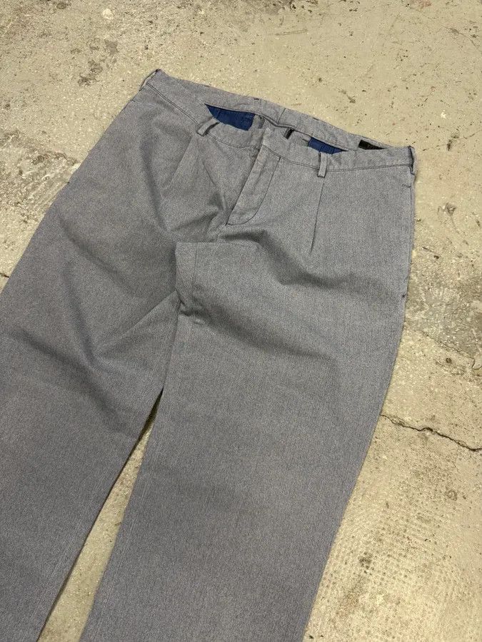 Prada × Vintage 2000s Prada Blue Grey Minimalist Straight Pants Size US 33 - 12 Thumbnail