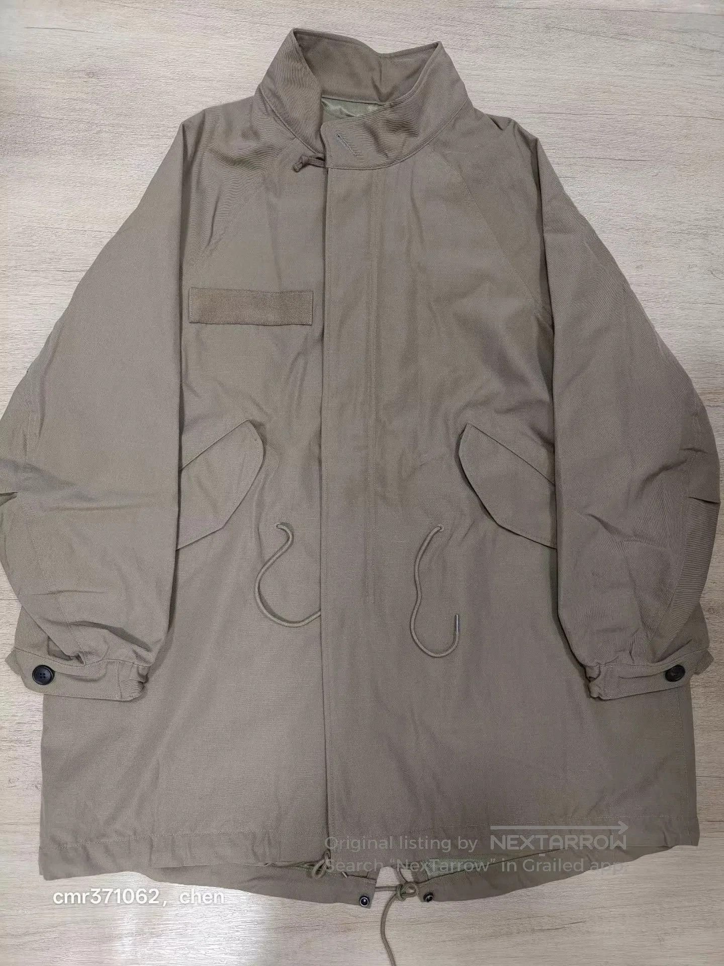 Visvim Beige Long Jacket with Pockets, Size S. Size US S / EU 44-46 / 1 - 1 Thumbnail