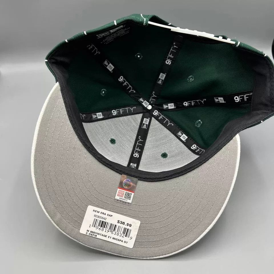 New Era Michigan State Spartans Hat Men Pinstripes 9Fifty New Era Size ONE SIZE - 6 Thumbnail