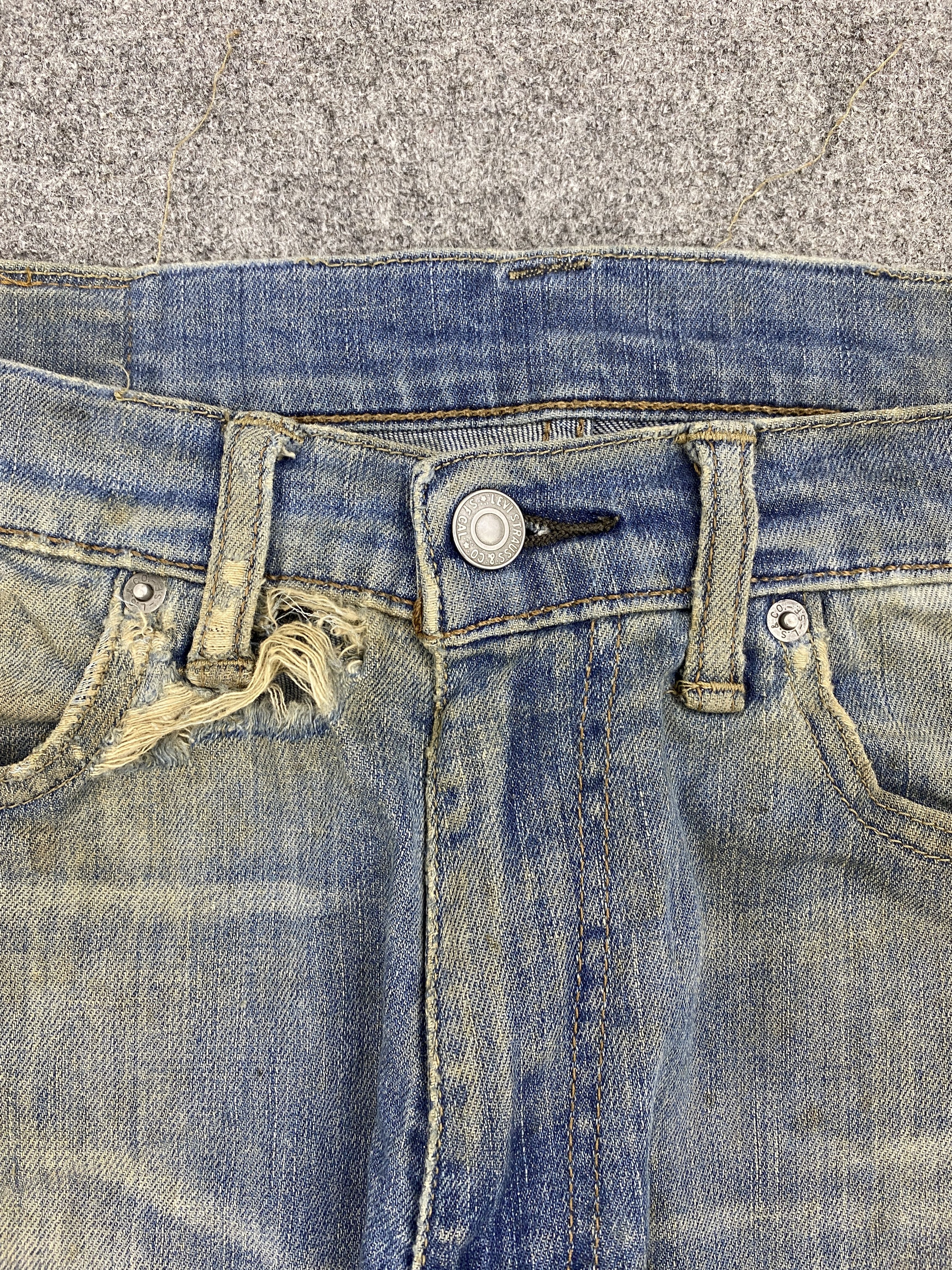 Levi's × Vintage Vintage Levi's 505 Rusty Blue Denim Jeans Size US 30 / EU 46 - 8 Thumbnail