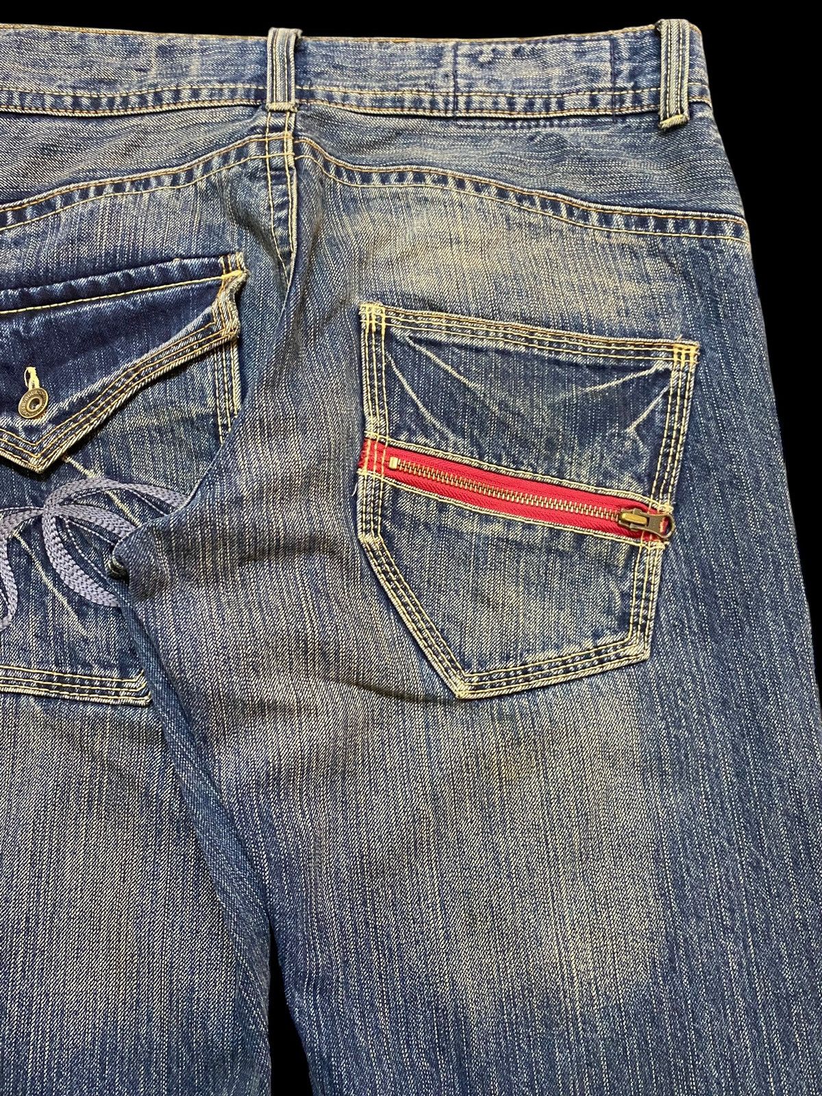 Japanese Brand Vintage Japanese Brand Rush Hour Mud Wash Baggy Jeans Size US 34 / EU 50 - 10 Thumbnail