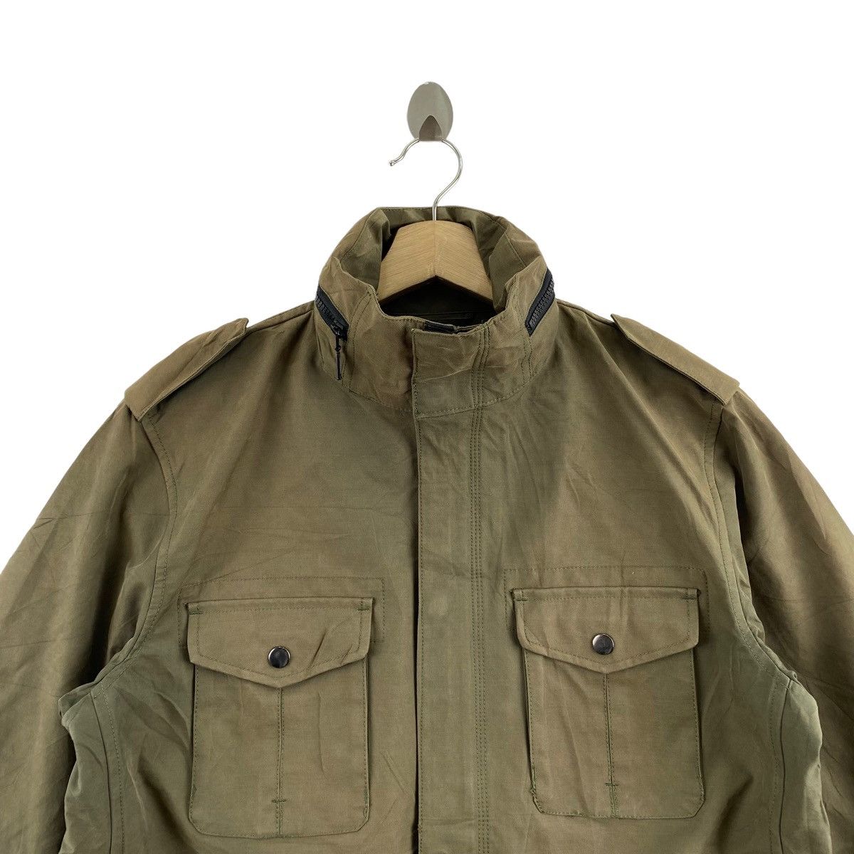 Japanese Brand SUGO SHELL Japanese Brand Multi Pockets Khaki Coat Jacket Size US L / EU 52-54 / 3 - 2 Thumbnail