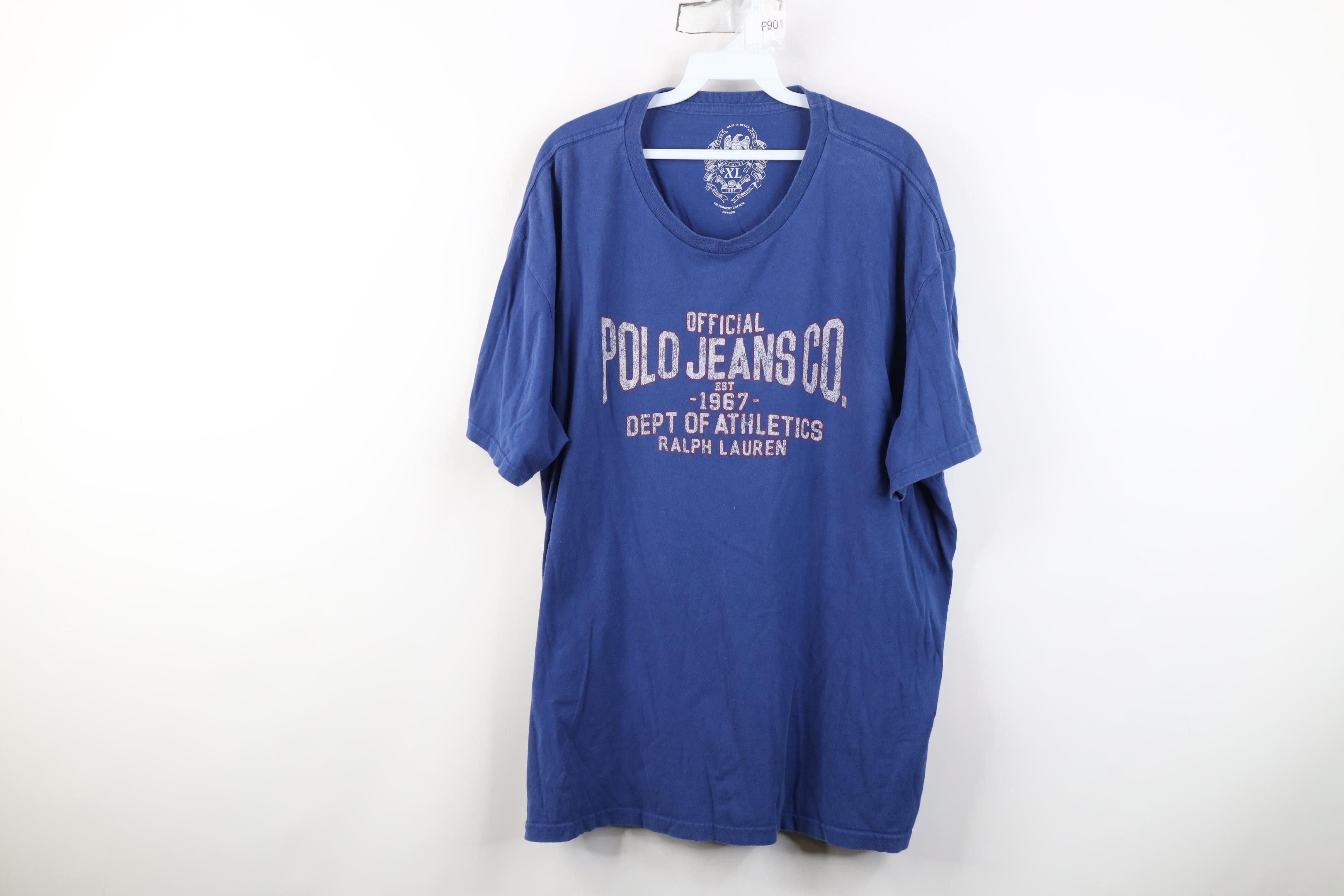 Polo Ralph Lauren Vintage Y2K Ralph Lauren Athletics Short Sleeve T-Shirt Size US XL / EU 56 / 4 - 1 Thumbnail