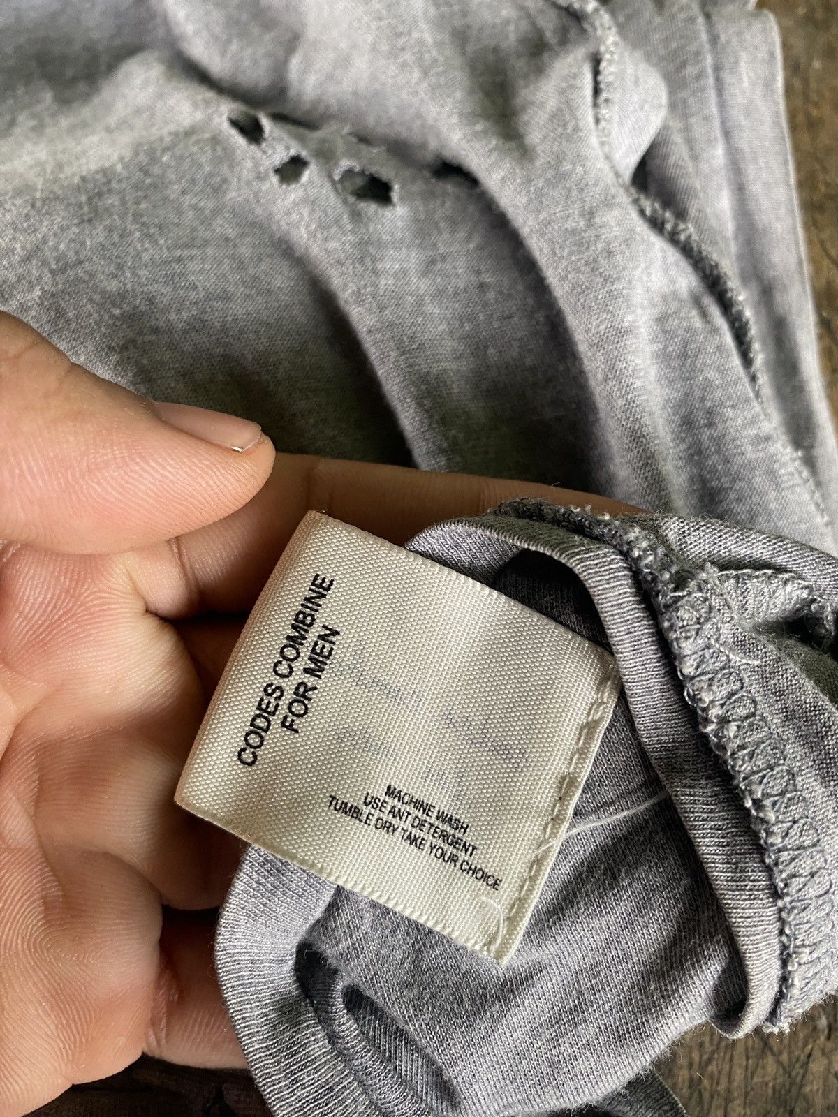 Japanese Brand × Le Grande Bleu (L.G.B.) sleeves shirt Codes Combine Distressed Size US L / EU 52-54 / 3 - 6 Thumbnail