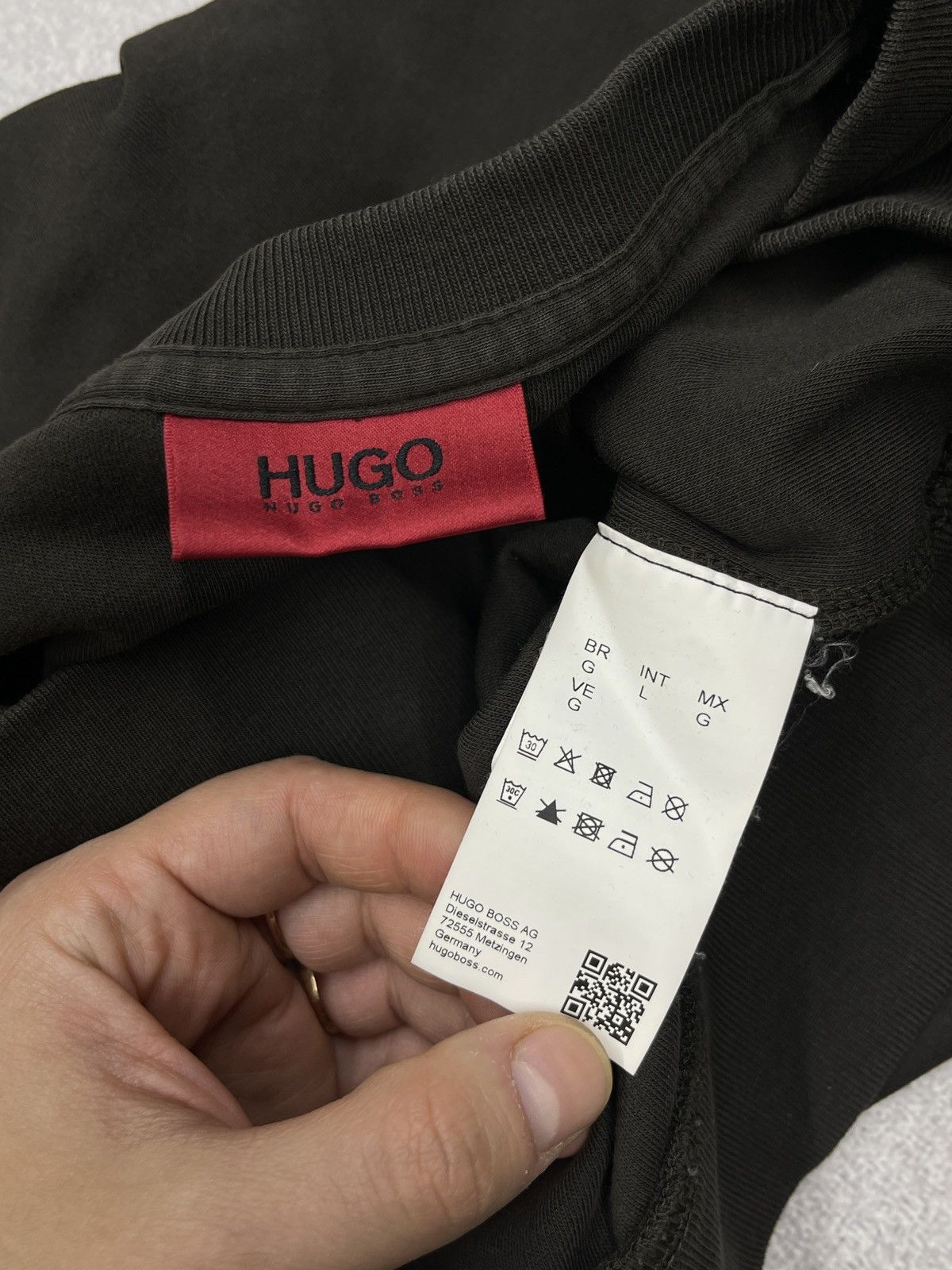 Hugo × Hugo Boss Mens Hugo Boss Ducati U3 Sweatshirt Khaki Size L Size US L / EU 52-54 / 3 - 6 Thumbnail