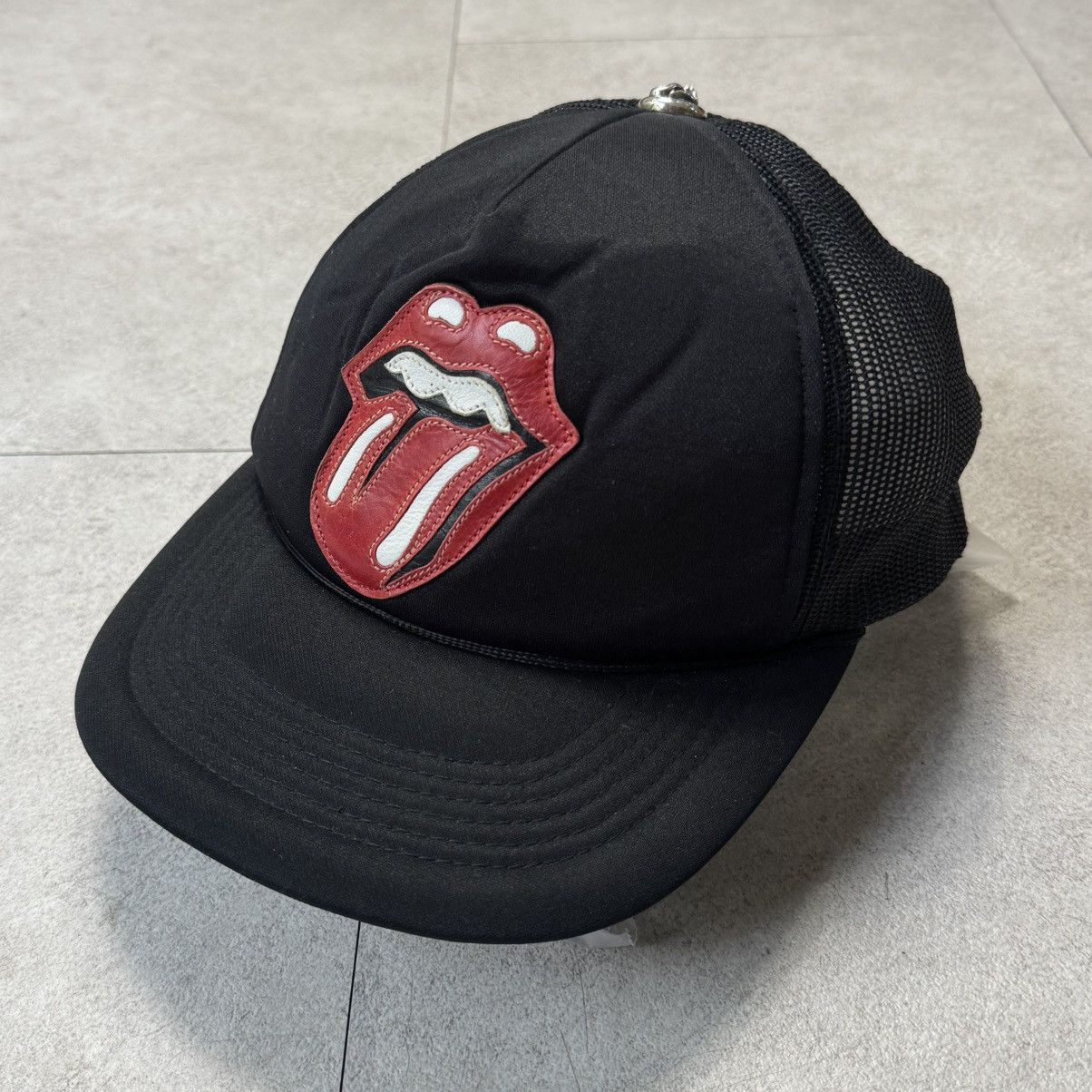 Chrome Hearts Chrome hearts Lip&Tongue Stones Patch Tracker Cap Hat Size ONE SIZE - 1 Thumbnail