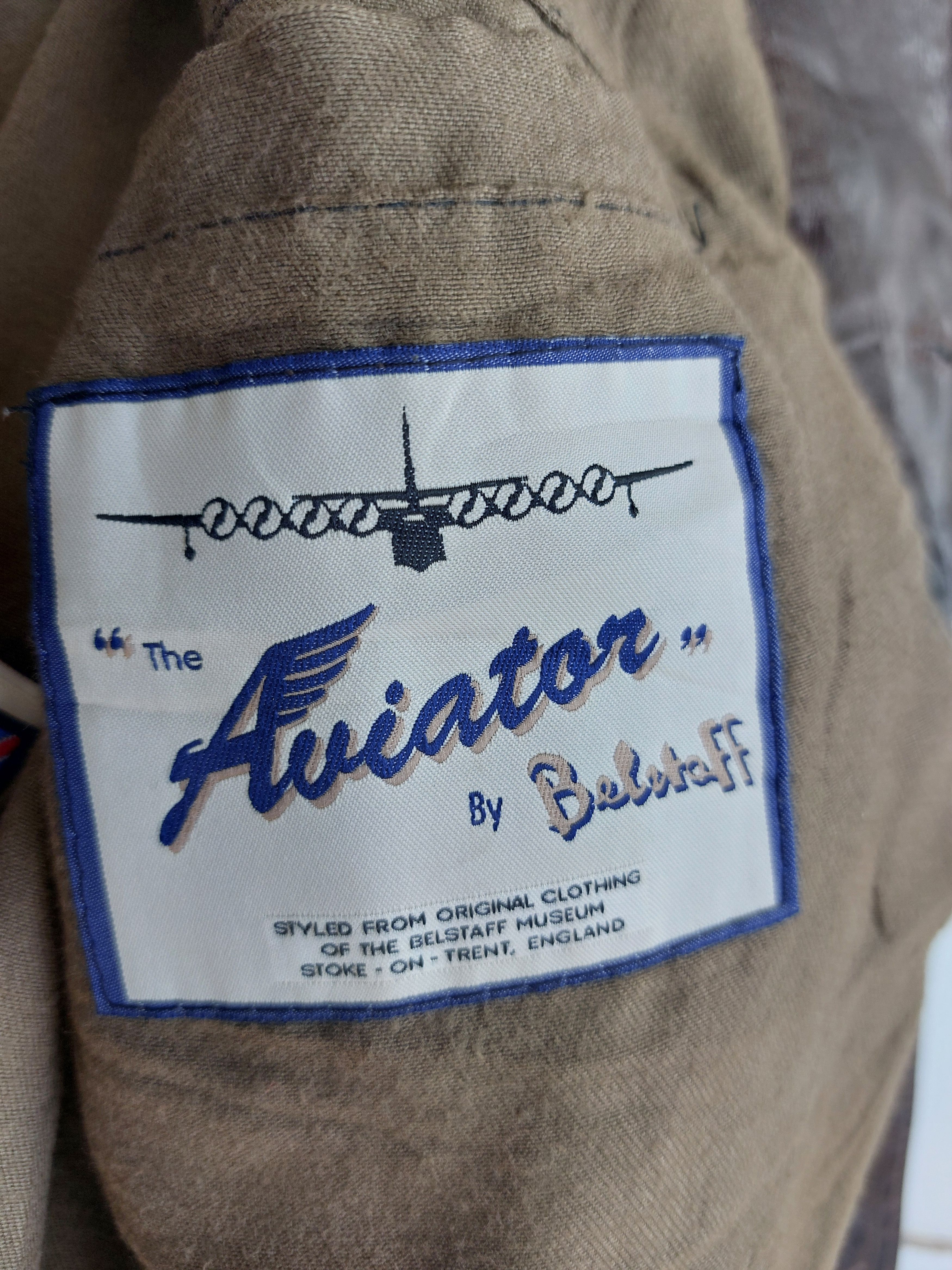 Belstaff Rare Belstaff Gold Aviator Leather Jacket Vintage Size US M / EU 48-50 / 2 - 16 Thumbnail