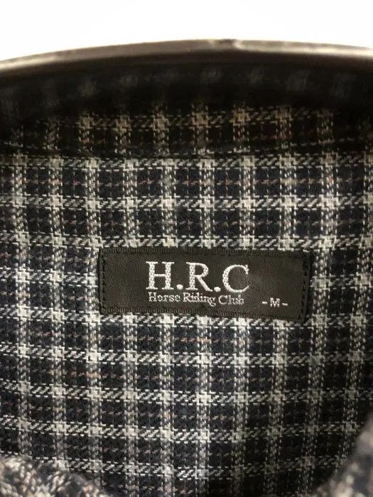 Flannel × Vintage Vintage H.R.C Plaid Tartan Flannel Shirt 👕 Size US M / EU 48-50 / 2 - 3 Thumbnail