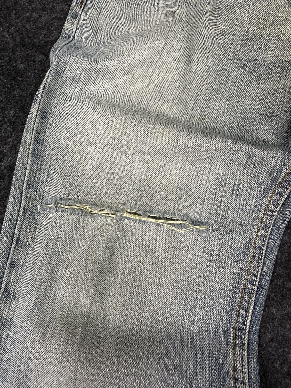 If Six Was Nine Root Three Flare Distressed Vintage Denim 32x33 D730 Size US 32 / EU 48 - 10 Thumbnail
