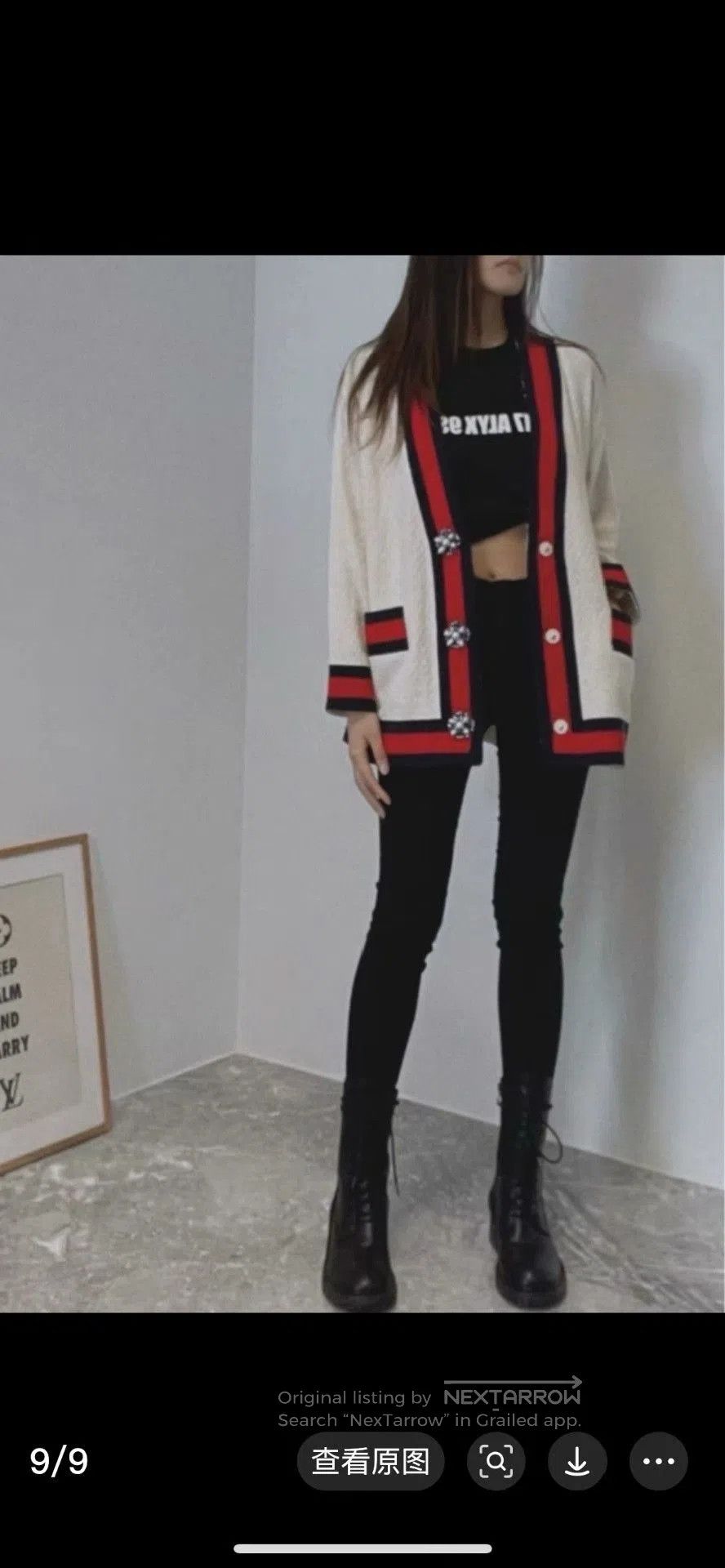 Gucci Gucci White Tweed Jacket w/ Red Blue Trim. Size XS / US 0-2 / IT 36-38 - 9 Thumbnail
