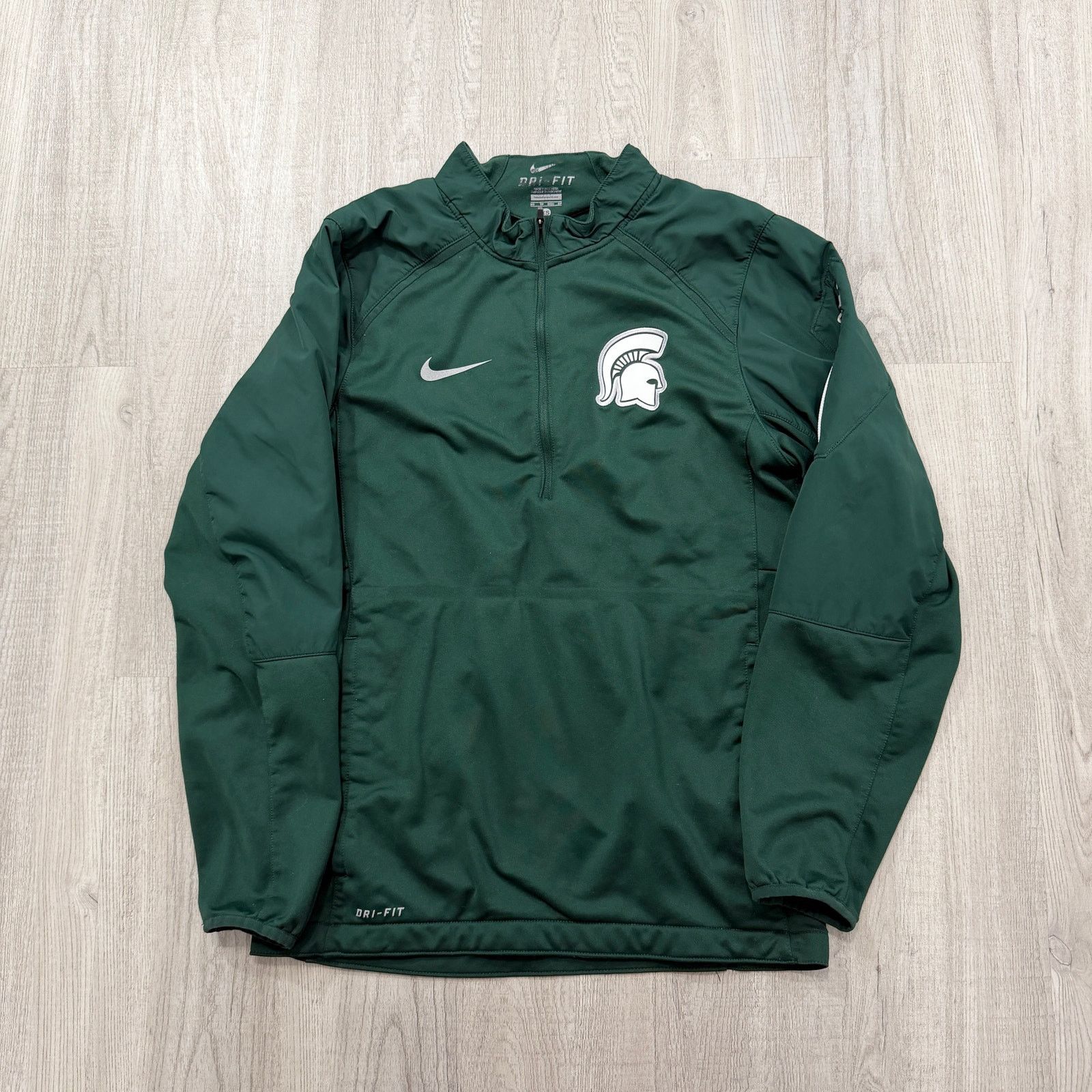 Nike Nike Michigan State Spartans 1/4 Zip Pullover Extra Small Size US XS / EU 42 / 0 - 1 Thumbnail