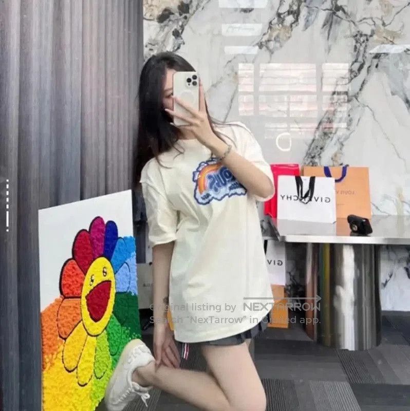Louis Vuitton Louis Vuitton Women's White T. Size L / US 10 / IT 46 - 5 Thumbnail