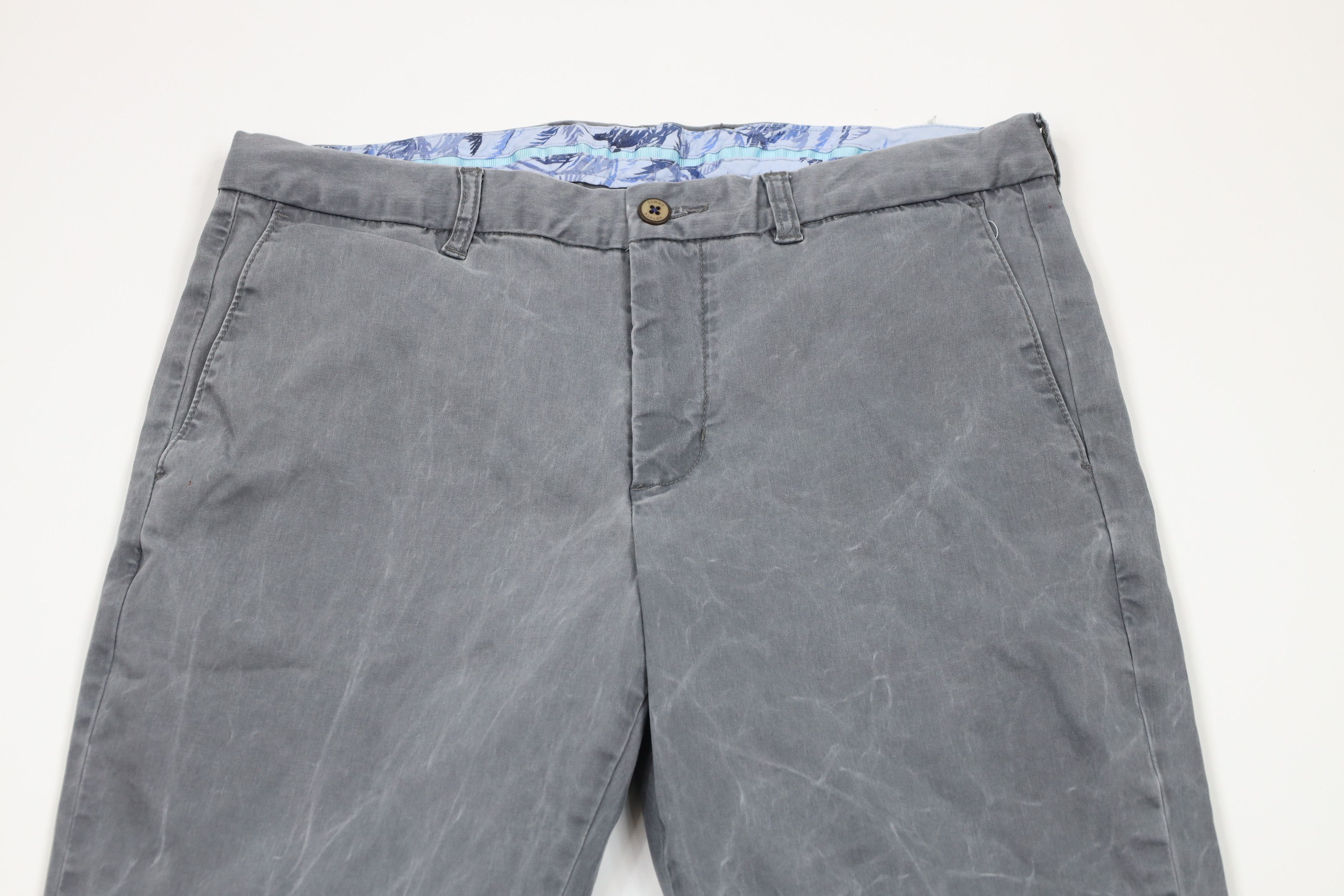 Tommy Bahama × Vintage Tommy Bahama Stonewash Pigment Dye Stretch Chino Pants Gray Size US 34 / EU 50 - 2 Thumbnail