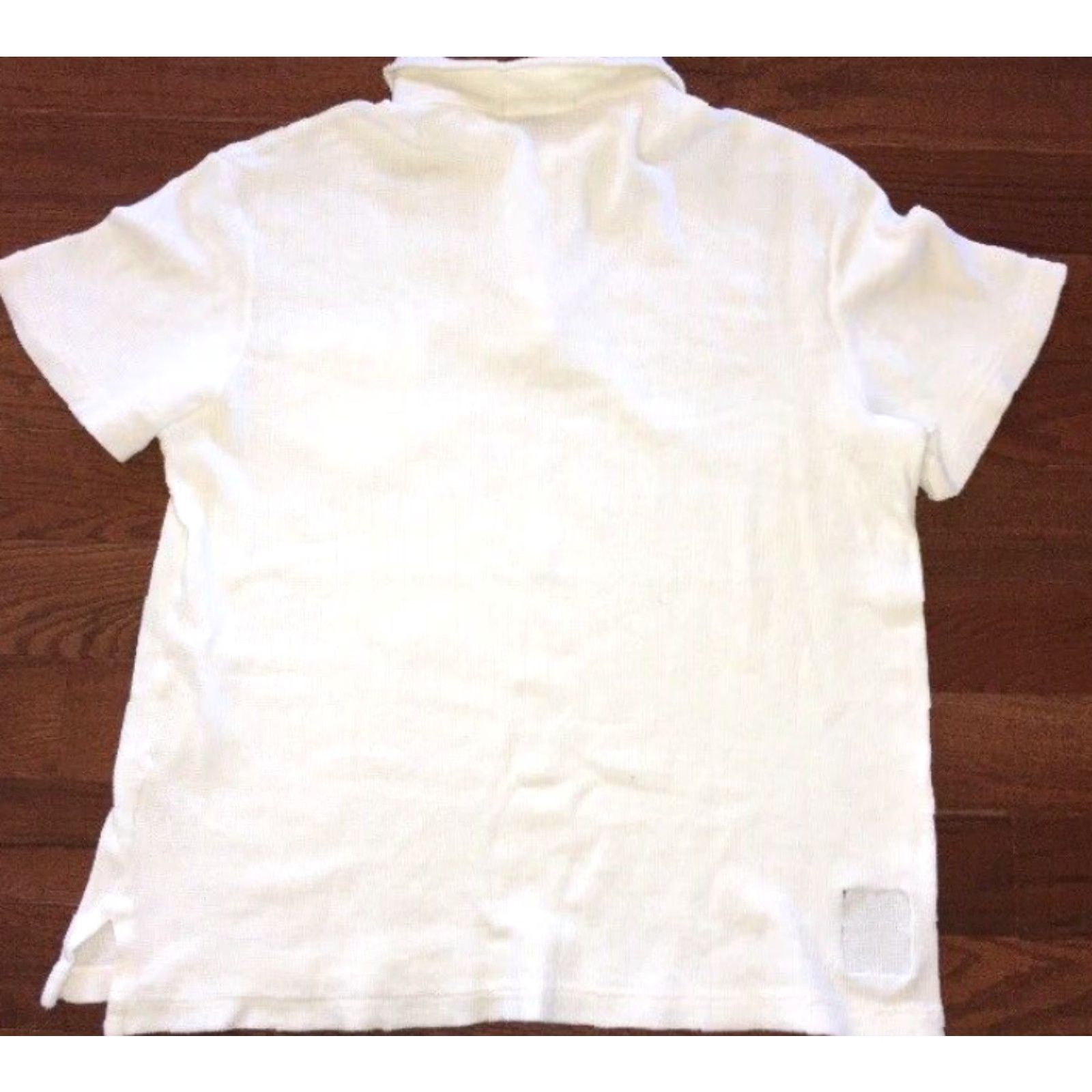 Polo Ralph Lauren Polo Ralph Lauren Polo Shirt Mens White XL Casual Short Sleeve Rugby Style - Adult XL Mens Size US XL / EU 56 / 4 - 4 Thumbnail