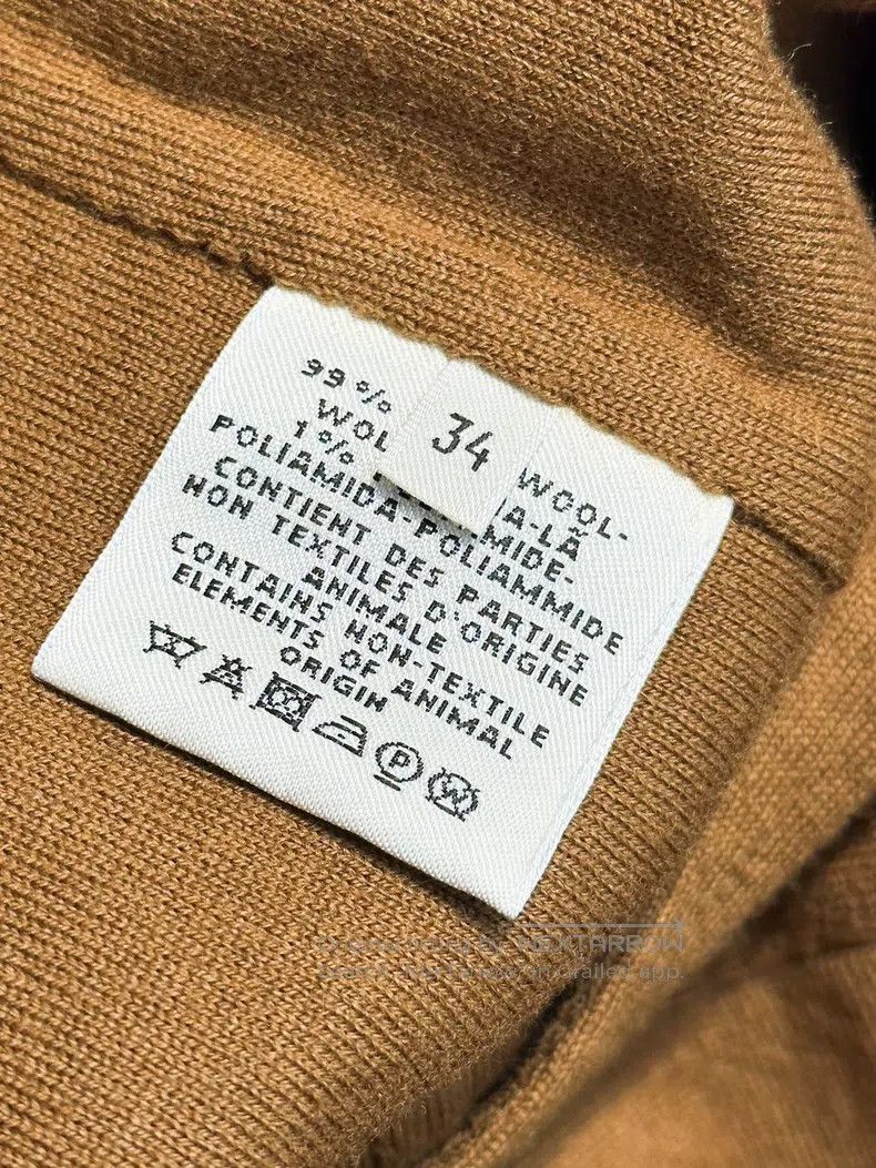 Hermes Hermes Brown Lapel Long Sleeve Jacket Size XXS / US 00 / IT 34 - 6 Thumbnail