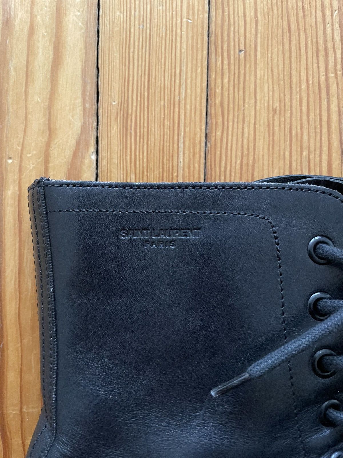 Hedi Slimane × Saint Laurent Paris Saint Laurent FW14 Ranger Combat Boots Black Hedi Slimane Size US 8 / EU 41 - 7 Thumbnail