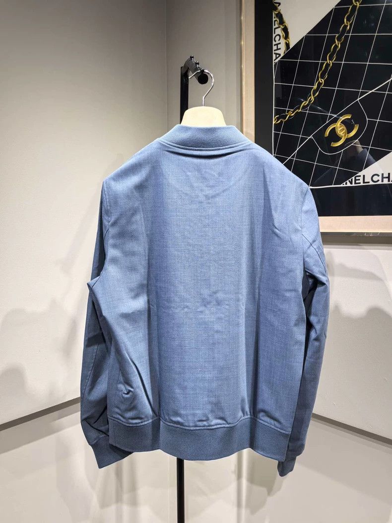 Givenchy Givenchy Heather blue textured jacket, wool Size US M / EU 48-50 / 2 - 6 Thumbnail