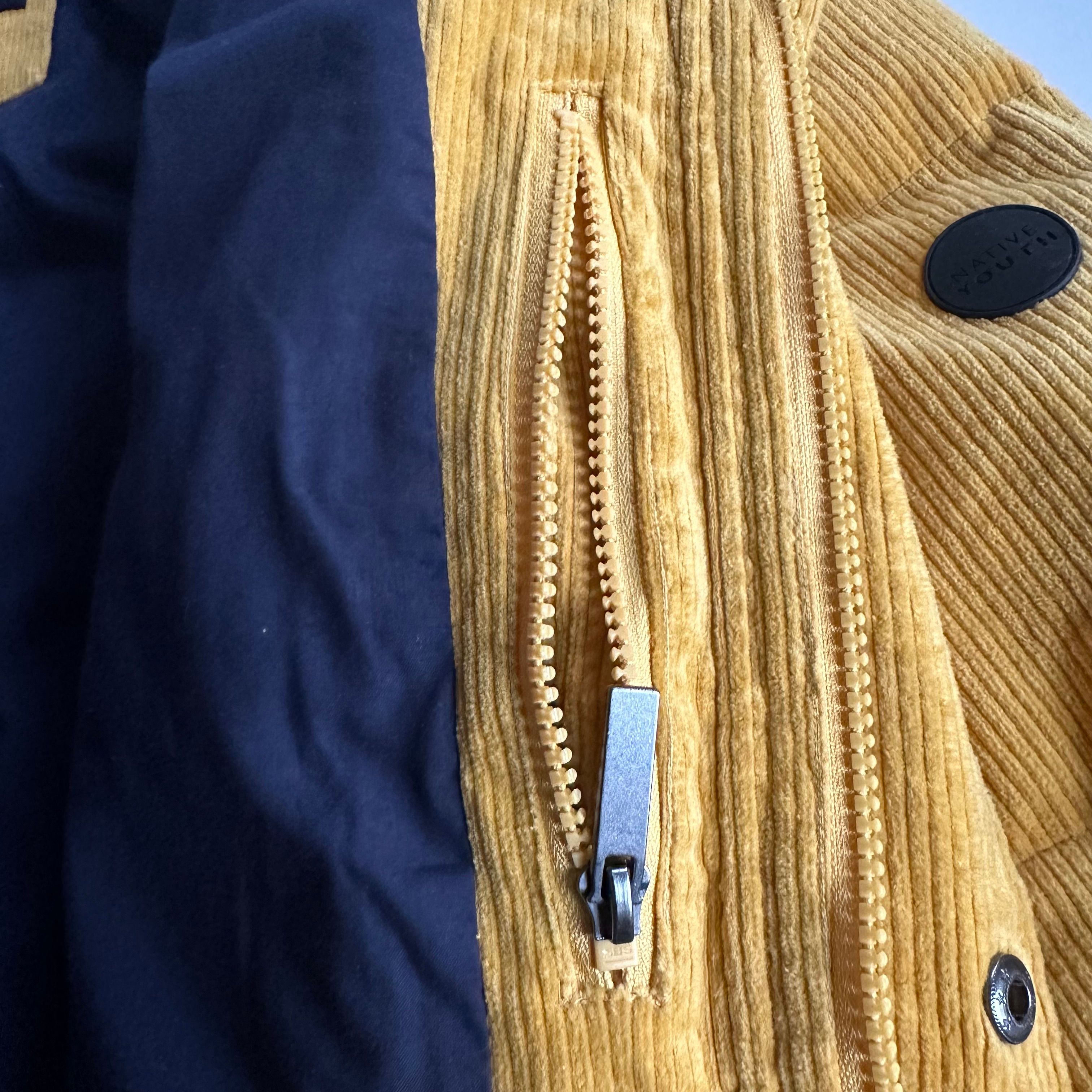 Native Youth NATIVE YOUTH Yellow Pathfinder Corduroy Puffer Jacket Size US XL / EU 56 / 4 - 8 Thumbnail