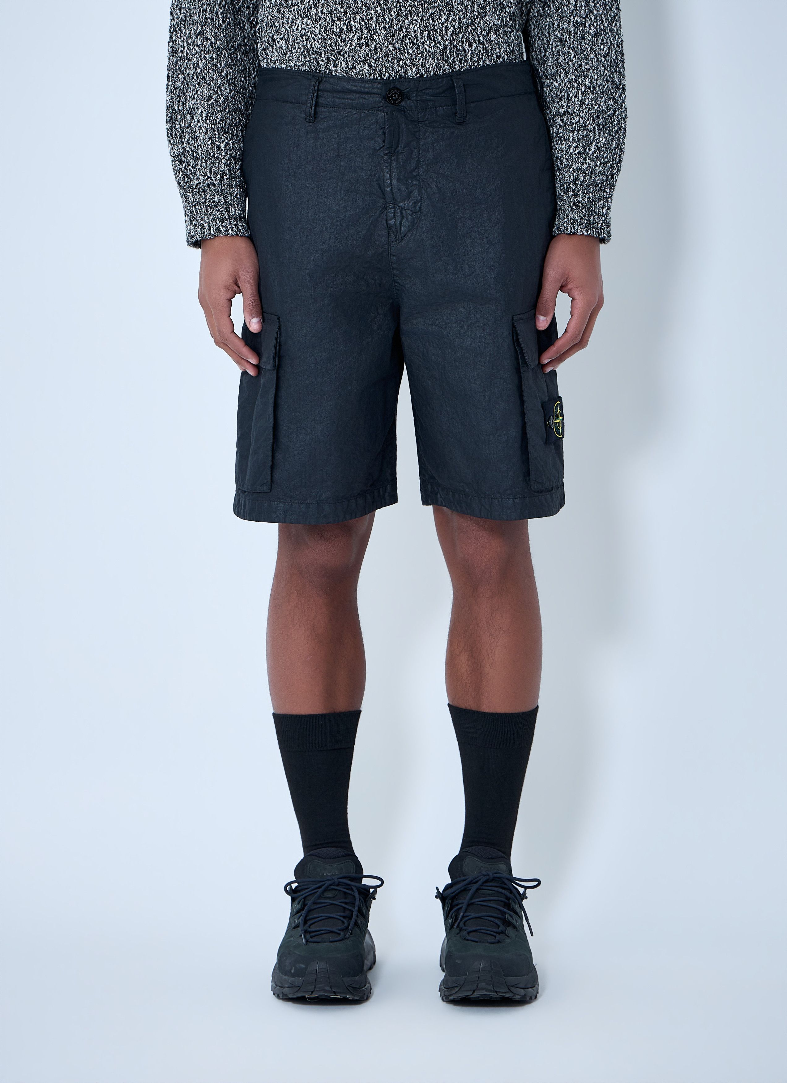 Stone Island Logo Patch Shorts Size US 32 / EU 48 - 1 Thumbnail