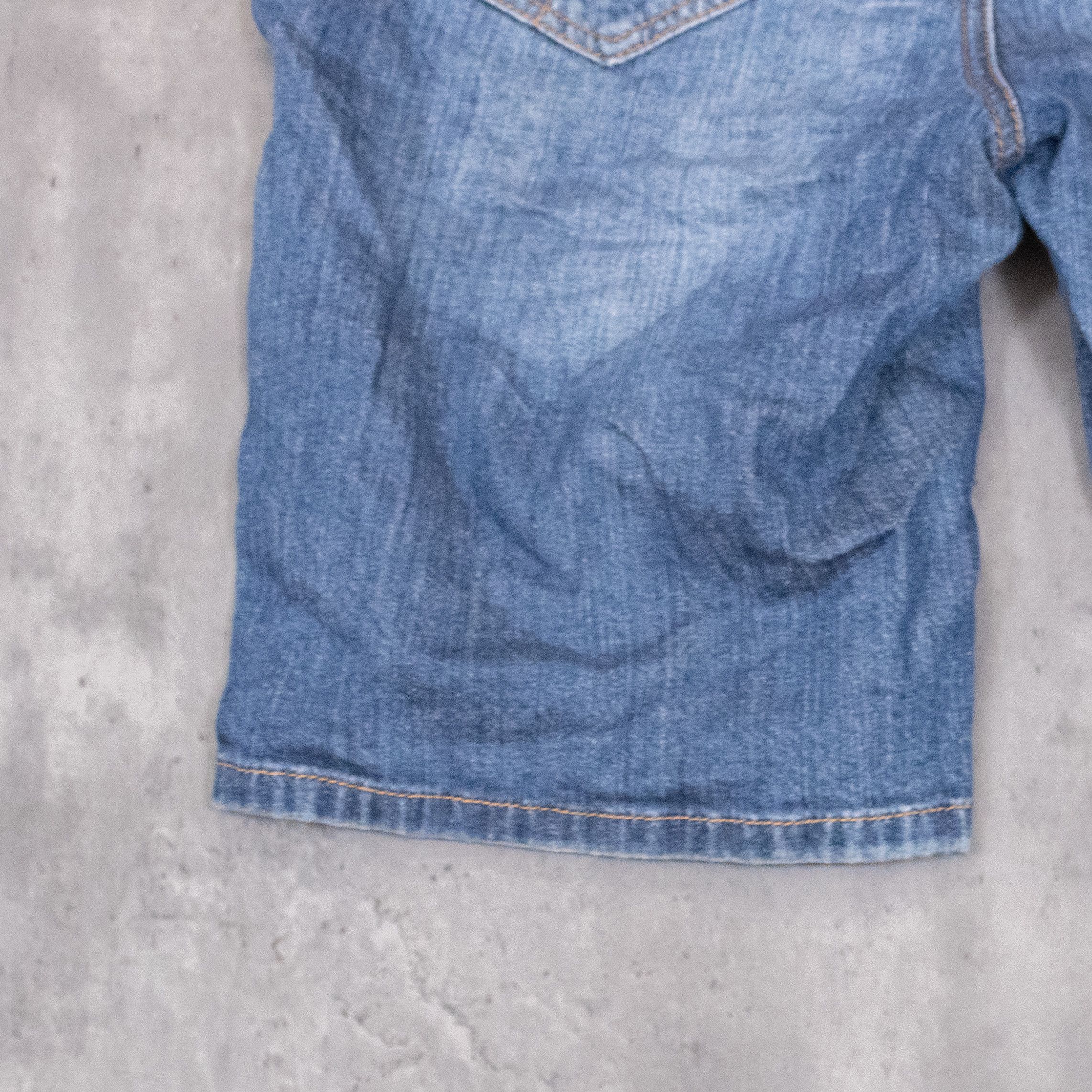 Tommy Hilfiger × Vintage Y2K Tommy Hilfigure Midwash Jort Jean Shorts Size US 34 / EU 50 - 14 Thumbnail