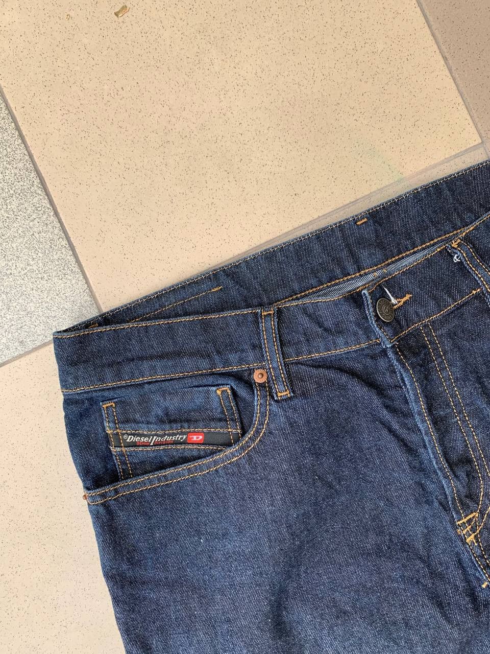 Diesel × Japanese Brand Vintage Diesel Jeans slim D-strukt Stretch Red Logo Size US 33 - 14 Thumbnail