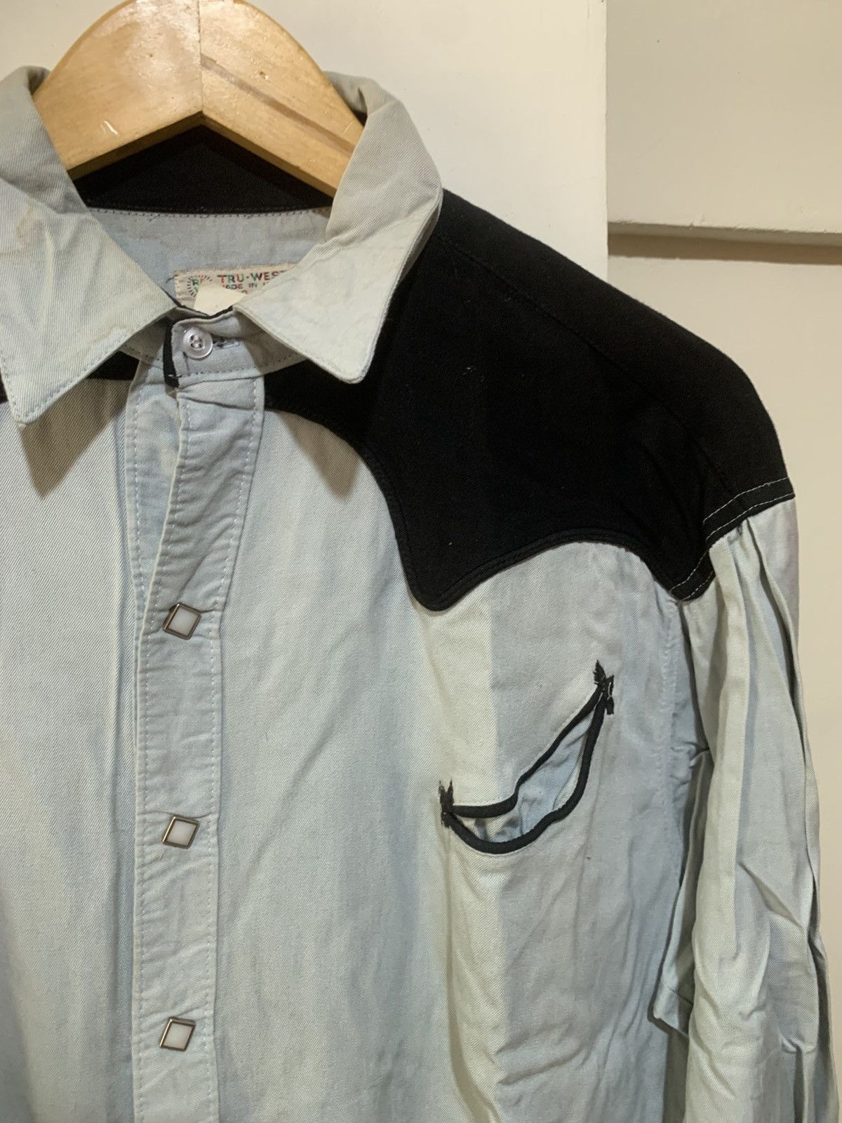 Rockmount Ranch Wear Vintage Rockmount Ranchwear Western Denim Shirt Size US M / EU 48-50 / 2 - 12 Thumbnail