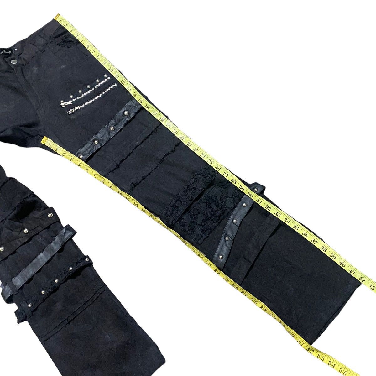 Sex Pot ReVeNGe Sexpot Revenge Bondage Pants' The Brain Is Invaded' Size US 33 - 17 Thumbnail