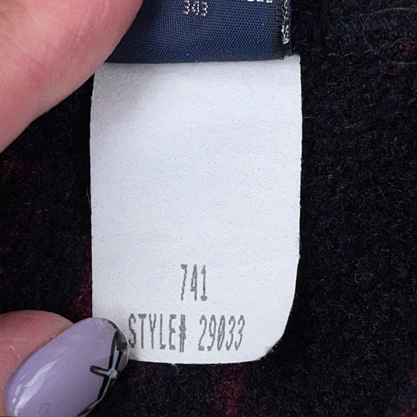 Lands' End VINTAGE Lands' End Jacket Women Medium Black Red Fleece Pullover Nordic USA 90s Size M / US 6-8 / IT 42-44 - 6 Thumbnail