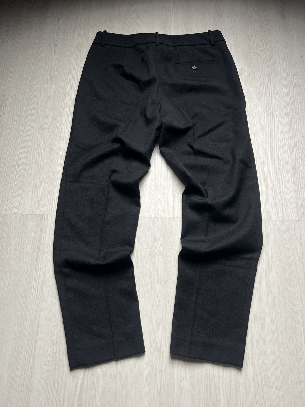 Ralph Lauren Purple Label Ralph Lauren Purple Label Black Wool Trouser Pants Size US 30 / EU 46 - 2 Thumbnail